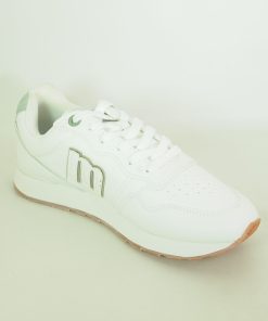 Mujer Mustang | Zapatilla Deportiva Mustang 60983 Blanco