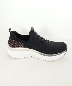 Mujer Skechers | Zapatillas De Deportes Skechers D'Lux Walkers Let It Go Negro