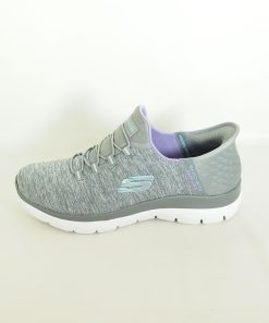 Mujer Skechers | Zapatillas Skechers Slip-Ins Summits Dazzling Haze 149937 Gris