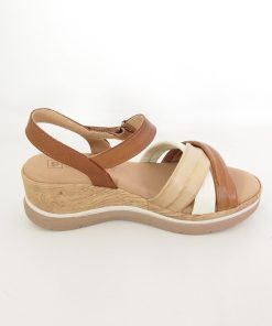 Mujer pitillos | Sandalias Pitillos 5023 Taupe-Crudo