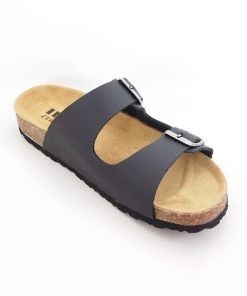 Hombre Idee italiane | Sandalias Idee Italiane 595 Negro