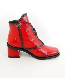 Mujer Jose Saenz | Botines Jose Saenz Olga 5461 Rojo