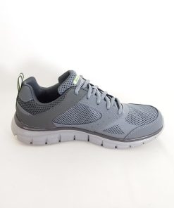 Hombre Skechers | Zapatillas Deportivas Skechers Track Syntac 232398 Gris