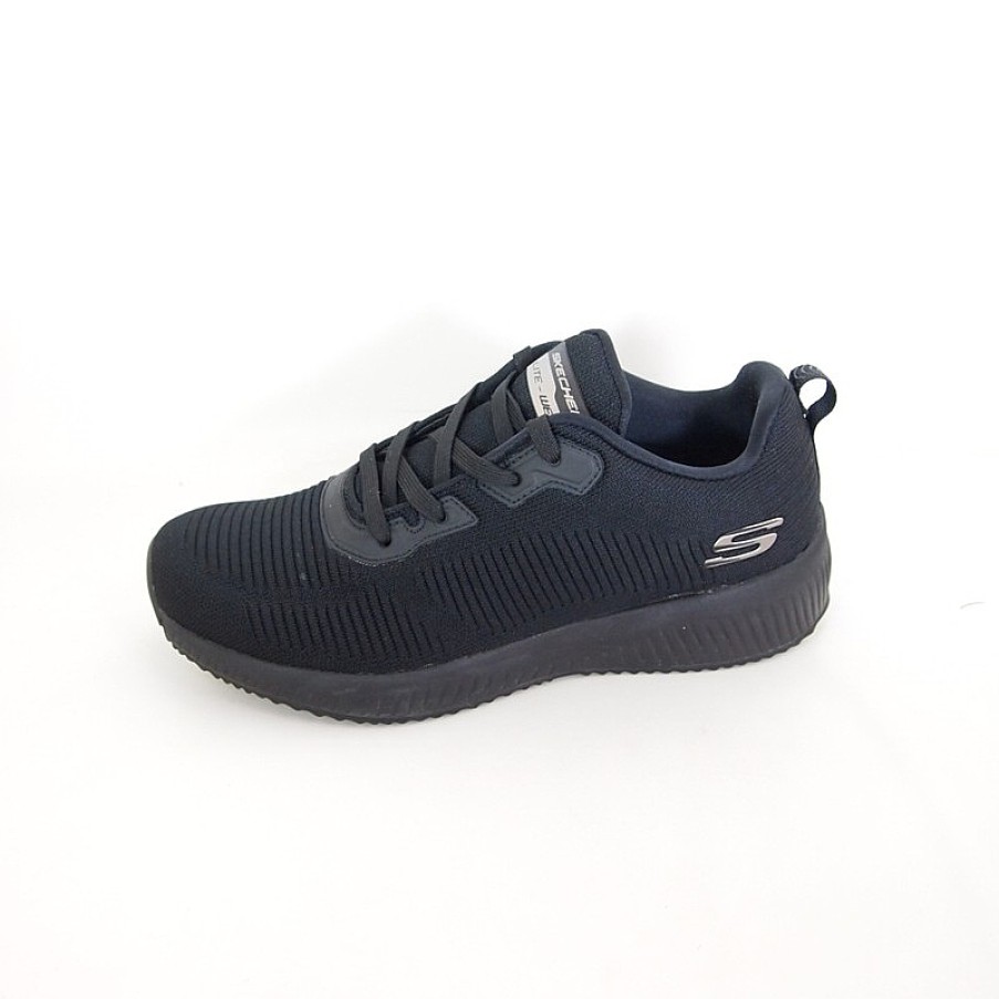 Hombre Skechers | Zapatillas Deportivas Skechers Squad 232290 Negro