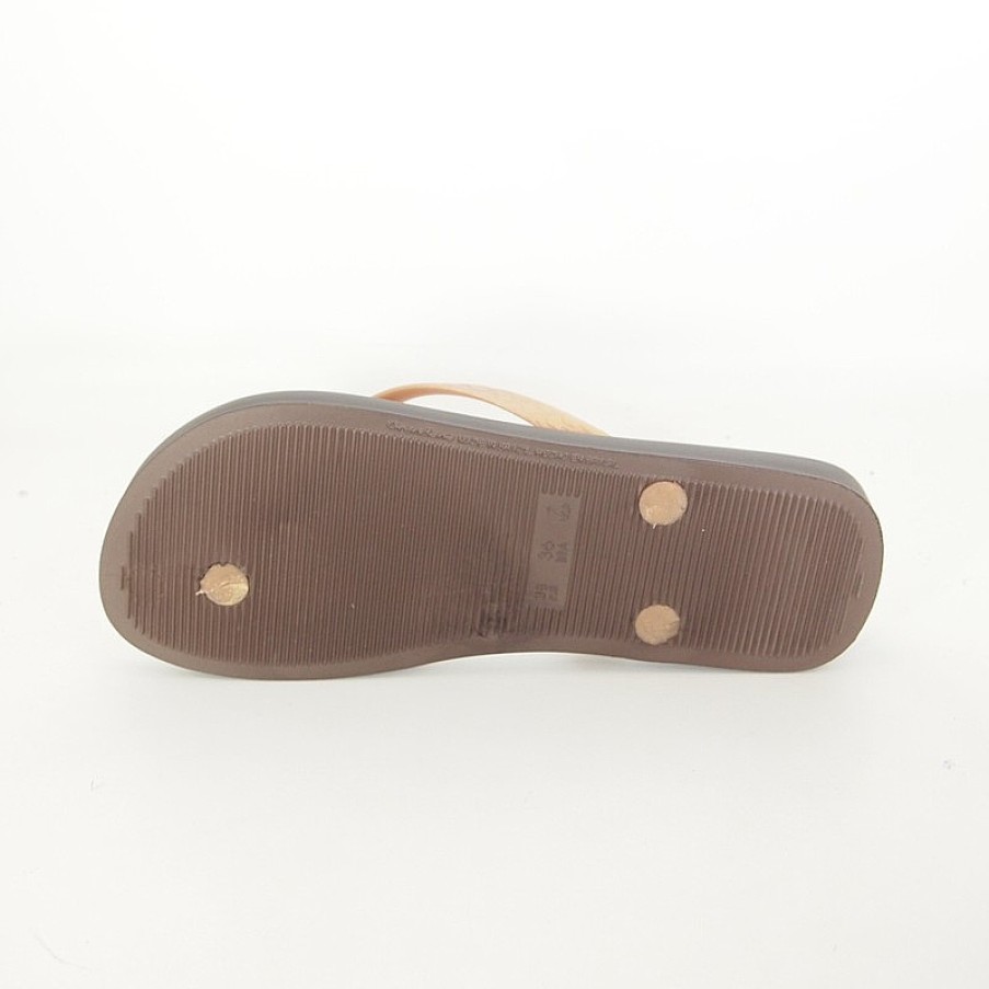 Mujer Ipanema | Chanclas Ipanema Classic Happy 83212 Marron-Oro