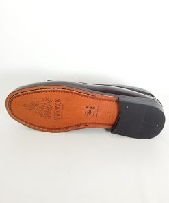 Hombre Barhuber | Mocasines De Piel Barhuber 4005 Para Hombre En Color Burdeos