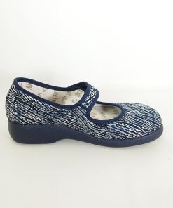 Mujer Garzon | Zapatillas De Casa Y Calle Garzon 3065-173 Marino