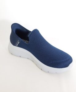 Hombre Skechers | Zapatillas Skechers Go Walk Flex No Hands 216495 Azul