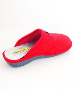 Mujer Nordika's | Zapatilla De Casa Nordikas Tirol 1718 Rojo