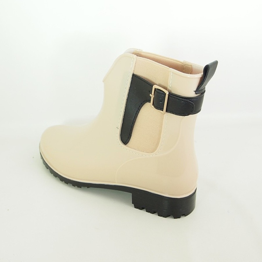 Mujer Kelara | Botas De Agua Kelara K21108 Beige