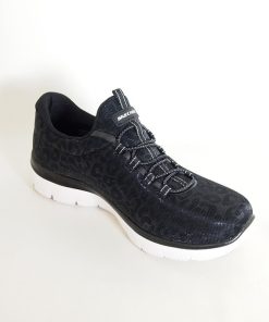 Mujer Skechers | Zapatillas Deportivas Skechers Summits Spartkling Spots 15011 Negro