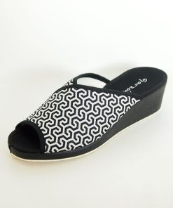 Mujer Garzon | Zapatillas De Casa Garzon 736-183 Negro