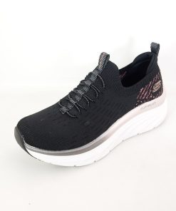 Mujer Skechers | Zapatillas De Deportes Skechers D'Lux Walkers Let It Go Negro