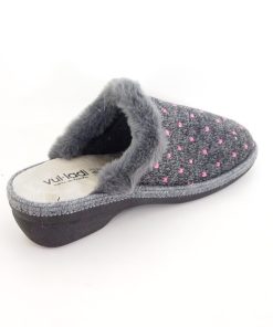 Mujer vul·ladi | Zapatillas De Casa Vul·Ladi 5950-325 Gris