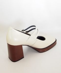 Mujer pitillos | Zapatos Pitillos 5485 Crema