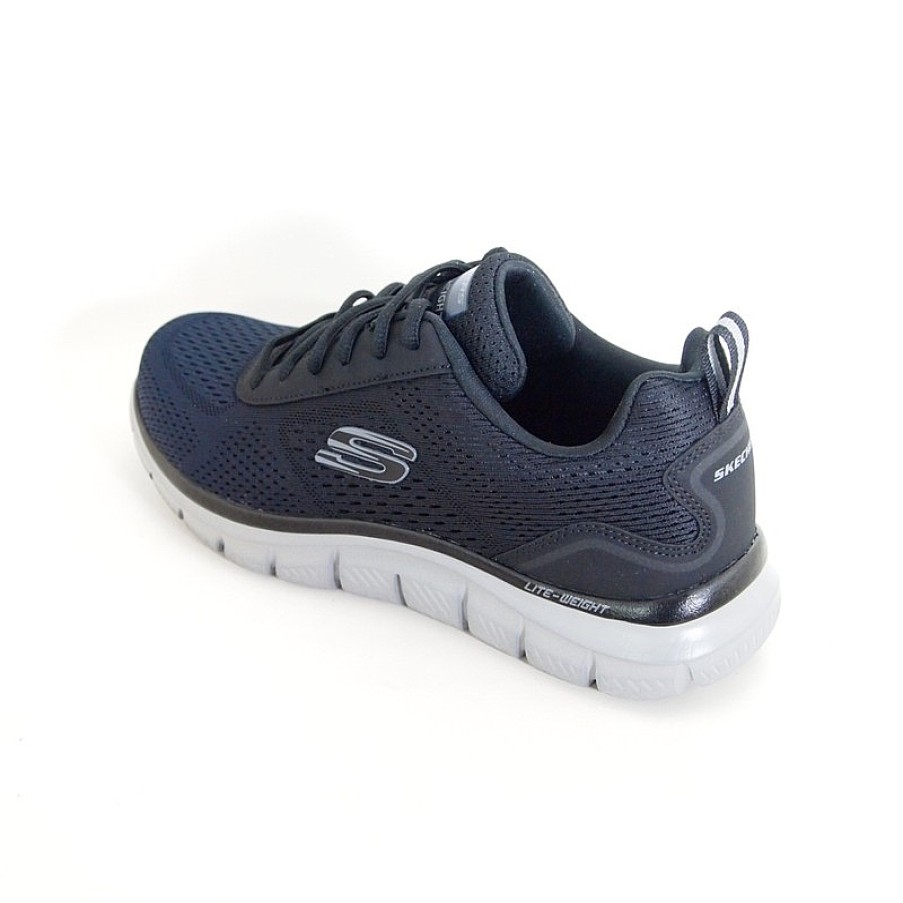 Hombre Skechers | Zapatillas Deportivas Skechers Track Ripkent 232399 Azul