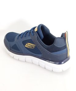 Hombre Skechers | Zapatillas Deportivas Skechers Track Syntac 232398 Azul