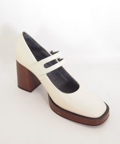 Mujer pitillos | Zapatos Pitillos 5485 Crema