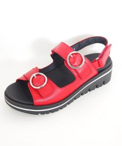 Mujer piesanto | Sandalias Piesanto 220782 Rojo