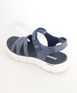 Mujer Skechers | Sandalias Skechers Go Walk Flex Sandal Sunshine 141450 Azul