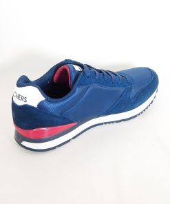 Hombre Skechers | Zapatillas Deportivas Skechers Sunlite Waltan 52384 Azul